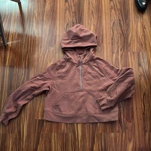 Lululemon oversized cropped scuba hoodie